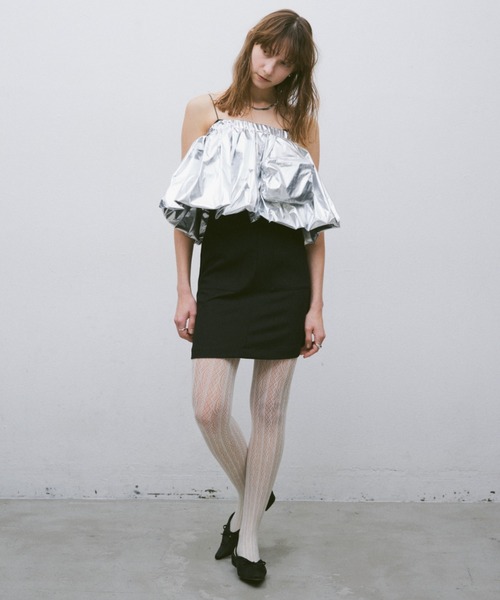 un/neu（アンノイ）の「マルチウェイアウトポケットビスチェ（キャミソール・レディース・シルバー/ホワイト/ブラック・FREE）」の13枚目の写真