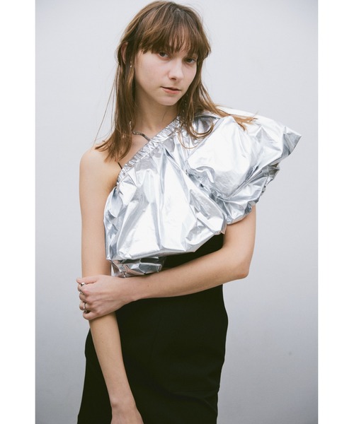 un/neu（アンノイ）の「マルチウェイアウトポケットビスチェ（キャミソール・レディース・シルバー/ホワイト/ブラック・FREE）」の10枚目の写真