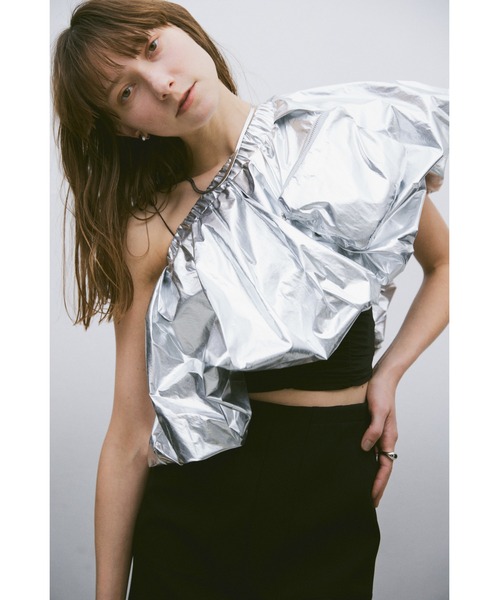 un/neu（アンノイ）の「マルチウェイアウトポケットビスチェ（キャミソール・レディース・シルバー/ホワイト/ブラック・FREE）」の7枚目の写真