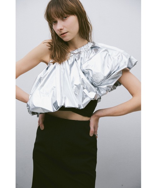 un/neu（アンノイ）の「マルチウェイアウトポケットビスチェ（キャミソール・レディース・シルバー/ホワイト/ブラック・FREE）」の9枚目の写真