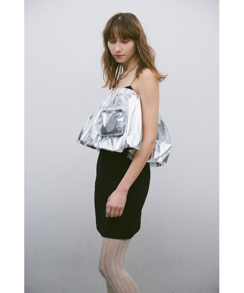 un/neu（アンノイ）の「マルチウェイアウトポケットビスチェ（キャミソール・レディース・シルバー/ホワイト/ブラック・FREE）」の6枚目の写真