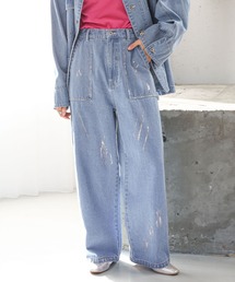 LEPSIM | 箔ペインターデニムパンツ　987517(デニムパンツ)