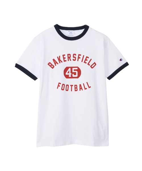 Champion（チャンピオン）の「【Champion/チャンピオン】メンズ ベーシック ショートスリーブTシャツ（Tシャツ/カットソー・メンズ・ブルー系その他/ネイビー/ベージュ/ブラック・SMALL/MEDIUM/LARGE/X-LARGE）」の3枚目の写真