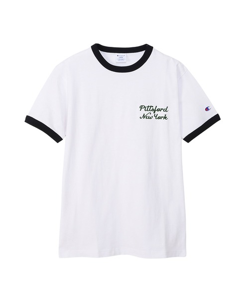 Champion（チャンピオン）の「【Champion/チャンピオン】メンズ ベーシック ショートスリーブTシャツ（Tシャツ/カットソー・メンズ・ブルー系その他/ネイビー/ベージュ/ブラック・SMALL/MEDIUM/LARGE/X-LARGE）」の2枚目の写真