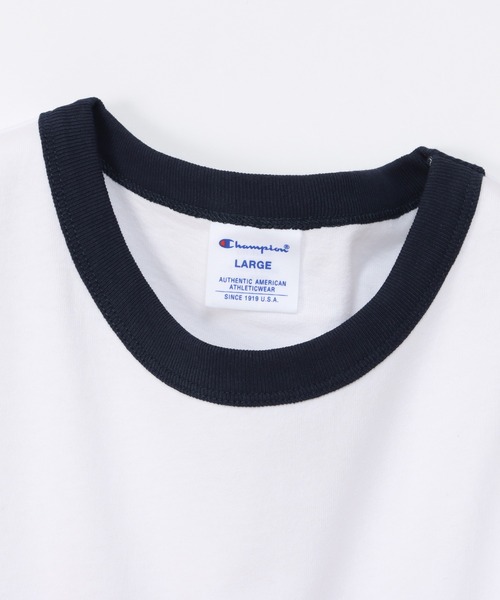 Champion（チャンピオン）の「【Champion/チャンピオン】メンズ ベーシック ショートスリーブTシャツ（Tシャツ/カットソー・メンズ・ブルー系その他/ネイビー/ベージュ/ブラック・SMALL/MEDIUM/LARGE/X-LARGE）」の5枚目の写真