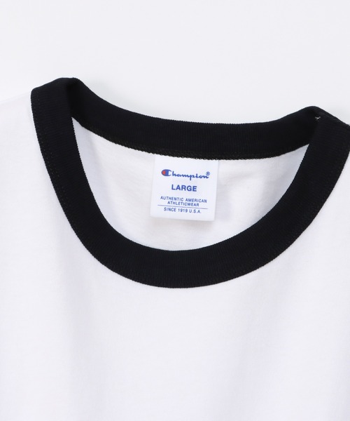 Champion（チャンピオン）の「【Champion/チャンピオン】メンズ ベーシック ショートスリーブTシャツ（Tシャツ/カットソー・メンズ・ブルー系その他/ネイビー/ベージュ/ブラック・SMALL/MEDIUM/LARGE/X-LARGE）」の18枚目の写真