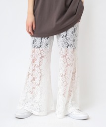 RNA | R4194 ペイズリーレースフレアパンツ(その他パンツ)