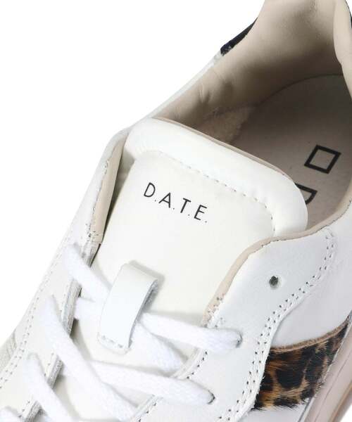 D.A.T.E.（デイト）の「D.A.T.E.（デイト）COURT/ナイロンレオパード/W401-C2-NY-WD（スニーカー・レディース・ホワイト・38/39/36/37）」の11枚目の写真