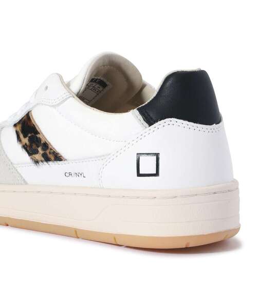 D.A.T.E.（デイト）の「D.A.T.E.（デイト）COURT/ナイロンレオパード/W401-C2-NY-WD（スニーカー・レディース・ホワイト・38/39/36/37）」の15枚目の写真