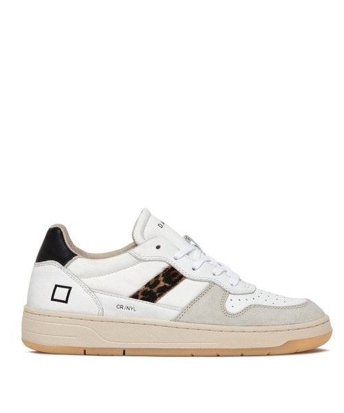 D.A.T.E.（デイト）の「D.A.T.E.（デイト）COURT/ナイロンレオパード/W401-C2-NY-WD（スニーカー・レディース・ホワイト・38/39/36/37）」の20枚目の写真