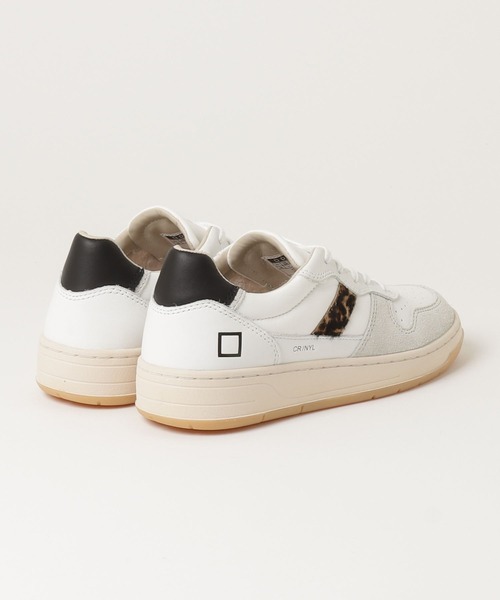 D.A.T.E.（デイト）の「D.A.T.E.（デイト）COURT/ナイロンレオパード/W401-C2-NY-WD（スニーカー・レディース・ホワイト・38/39/36/37）」の12枚目の写真