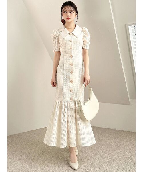 RESEXXY（リゼクシー）の「ラッセルレースマーメイドワンピース（ワンピース・レディース・アイボリー/ブラック/オレンジ/ブルー・FREE）」の18枚目の写真