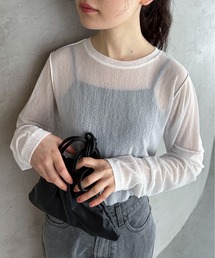 feepur | パワーネットスラブシアートップス(Tシャツ/カットソー)