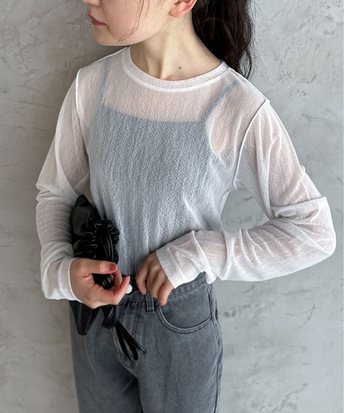 feepur（フェピュール）の「パワーネットスラブシアートップス（T