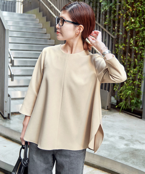 「Spick & Span」 長袖ブラウス - ベージュ レディース Spick＆Span 「Spick & Span」 長袖ブラウス FREE ベージュ