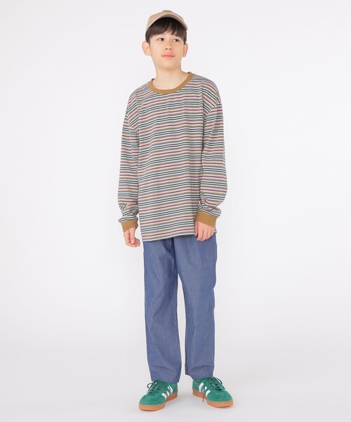 SHIPS（シップス）の「SHIPS KIDS:140～160cm / ワイド イージー パンツ（その他パンツ・キッズ・ミント/ネイビー・140/150/M/160）」の9枚目の写真