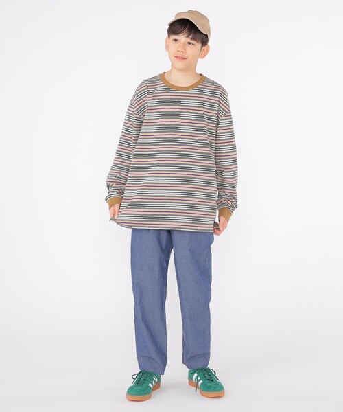 SHIPS（シップス）の「SHIPS KIDS:140～160cm / ワイド イージー パンツ（その他パンツ・キッズ・ミント/ネイビー・140/150/M/160）」の10枚目の写真
