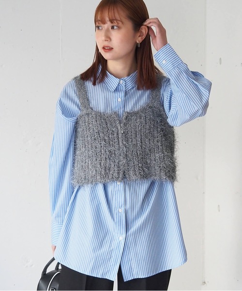 tiptop（ティップトップ）の「アソートダブルZIPビスチェ（ベスト・レディース・アイボリー/ブラック/チャコールグレー/ホワイト系その他/グレー系その他/ブラック系その他/グレー系その他2/ホワイト系その他2・FREE）」の8枚目の写真