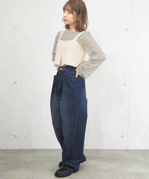 tiptop（ティップトップ）の「アソートダブルZIPビスチェ（ベスト・レディース・アイボリー/ブラック/チャコールグレー/ホワイト系その他/グレー系その他/ブラック系その他/グレー系その他2/ホワイト系その他2・FREE）」の12枚目の写真