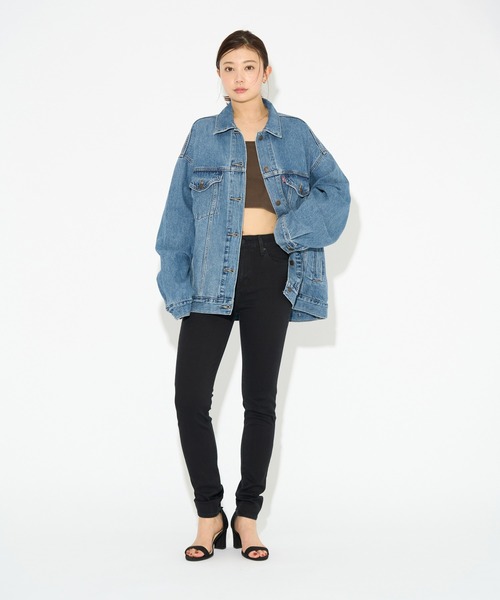 Levi's（リーバイス）の「Levi's/リーバイス XL WOMEN'Sトラッカージャケット（デニムジャケット・レディース・ブラック/インディゴブルー/ダークインディゴブルー・M/XS/XX-SMALL/S）」の15枚目の写真
