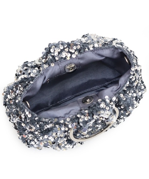 MIAN （ミアン）の「バルーン2wayスパンコールバッグ（ハンドバッグ・レディース・ネイビー/ピンク/シルバー・FREE）」の18枚目の写真