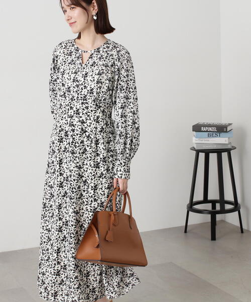 N.(N. Natural Beauty Basic)(エヌエヌナチュラルビューティーベーシック)の「◆【S Size Line】Vオープンカラーワンピース(ワンピース・レディース・ホワイト系その他/ベージュ/ブルー・SMALL/MEDIUM)」の17枚目の写真