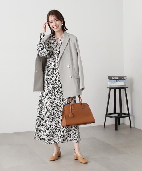 N.(N. Natural Beauty Basic)(エヌエヌナチュラルビューティーベーシック)の「◆【S Size Line】Vオープンカラーワンピース(ワンピース・レディース・ホワイト系その他/ベージュ/ブルー・SMALL/MEDIUM)」の19枚目の写真