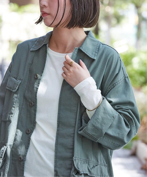 B.C STOCK(ベーセーストック)の「《追加3》シアークルーネックロンT(Tシャツ/カットソー・レディース・ブラック/ピンク/ホワイト・FREE)」の18枚目の写真