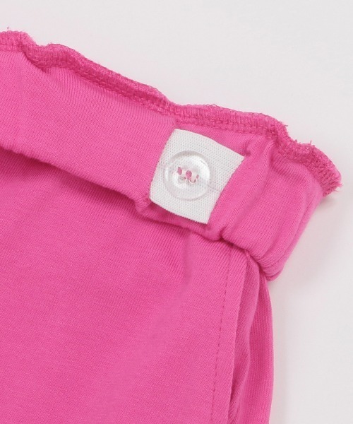 X-girl Stages（エックスガールステージス）の「肩開きパーカー+総柄タンクトップ+ショートパンツ（パーカー・キッズ・ブラック/カーキ/ピンク・130cm/120cm/100cm/140cm/110cm/90cm）」の9枚目の写真