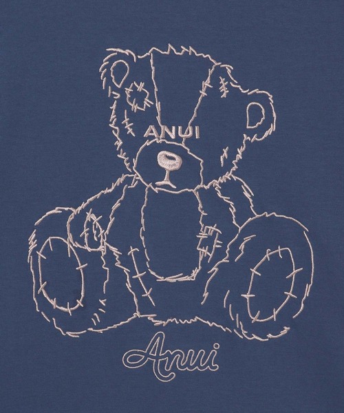 Anui(アニュイ)の「【UNISEX/2サイズ展開】GRMベアーTシャツ【WEB限定アイテム】(Tシャツ/カットソー・レディース・オートミール/オフホワイト/ブラック/チャコールグレー/ホワイト/ネイビー・MEDIUM/LARGE)」の10枚目の写真