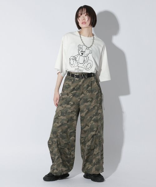 Anui(アニュイ)の「【UNISEX/2サイズ展開】GRMベアーTシャツ【WEB限定アイテム】(Tシャツ/カットソー・レディース・オートミール/オフホワイト/ブラック/チャコールグレー/ホワイト/ネイビー・MEDIUM/LARGE)」の15枚目の写真