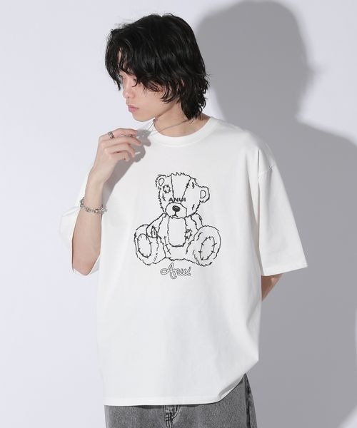 Anui(アニュイ)の「【UNISEX/2サイズ展開】GRMベアーTシャツ【WEB限定アイテム】(Tシャツ/カットソー・レディース・オートミール/オフホワイト/ブラック/チャコールグレー/ホワイト/ネイビー・MEDIUM/LARGE)」の17枚目の写真