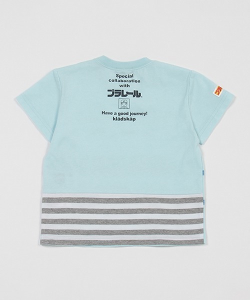 kladskap(クレードスコープ)の「【プラレール】手書きタッチ半袖Tシャツ(Tシャツ/カットソー・キッズ・オレンジ/サックスブルー・90cm/100cm/110cm/120cm/80cm)」の5枚目の写真