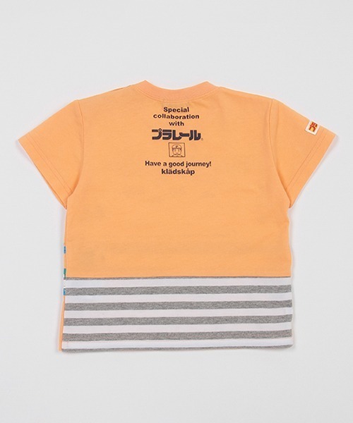 kladskap(クレードスコープ)の「【プラレール】手書きタッチ半袖Tシャツ(Tシャツ/カットソー・キッズ・オレンジ/サックスブルー・90cm/100cm/110cm/120cm/80cm)」の6枚目の写真