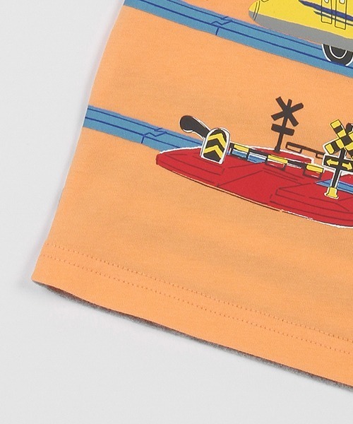 kladskap(クレードスコープ)の「【プラレール】手書きタッチ半袖Tシャツ(Tシャツ/カットソー・キッズ・オレンジ/サックスブルー・90cm/100cm/110cm/120cm/80cm)」の11枚目の写真