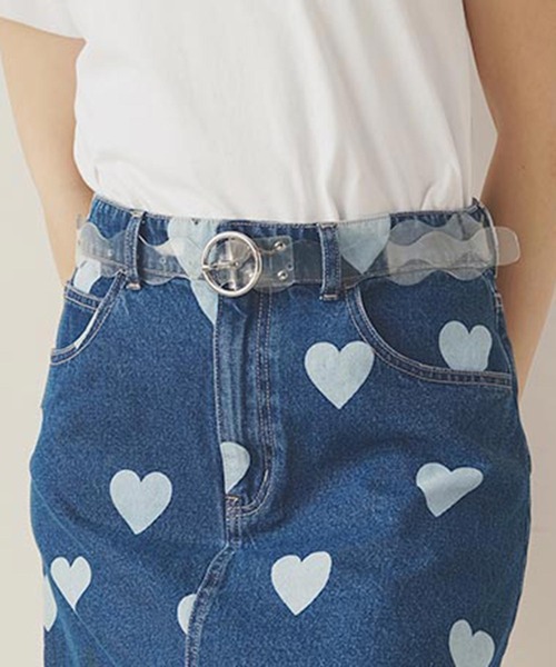 MILKFED.（ミルクフェド）の「WAVE BELT（ベルト・レディース・クリア/パープル/ブラック・ONE SIZE）」の20枚目の写真