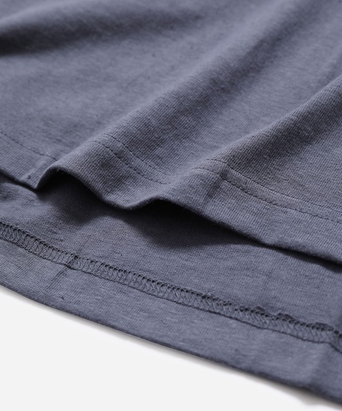 BIOTOP(ビオトープ)の「【Hanes for BIOTOP】EX MOCK PACK T リサイクルコットン(Tシャツ/カットソー・メンズ・ブルー系その他3/ホワイト系その他・S/M)」の9枚目の写真