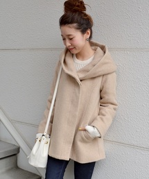 Khaju | 《予約》Khaju: フードフレアコート■(その他アウター)