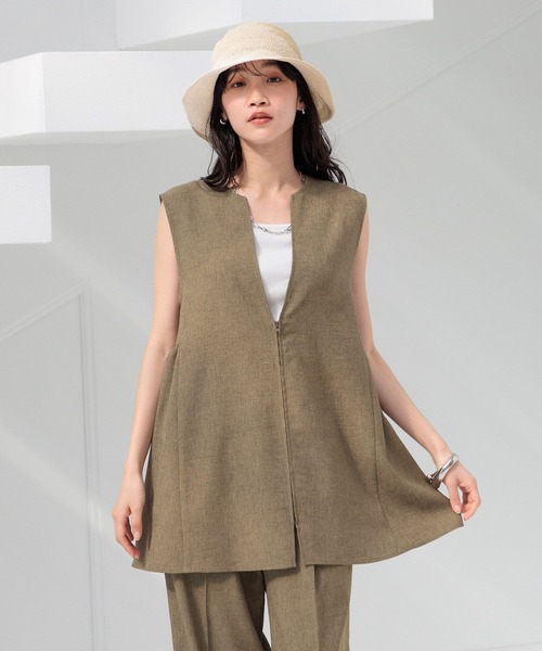 LOWRYS FARM(ローリーズファーム)の「ホップサックベスト 985603(ベスト・レディース・ブラウン/アイボリー/チャコールグレー・FREE)」の10枚目の写真