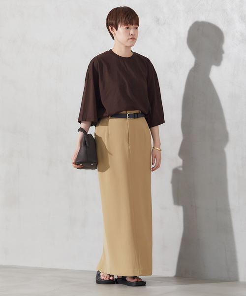 plage（プラージュ）の「SLAX LIKE スカート（スカート・レディース・カーキ/ベージュ・38/36/34）」の3枚目の写真