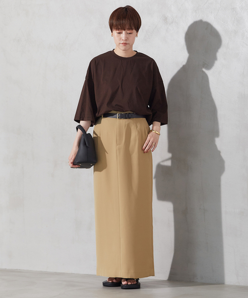 plage（プラージュ）の「SLAX LIKE スカート（スカート・レディース・カーキ/ベージュ・38/36/34）」の22枚目の写真