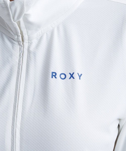 ROXY（ロキシー）の「AURORA STAND/ロキシー長袖ジップアップラッシュガード(水着）（ラッシュガード・レディース・ネイビー/ホワイト/ピンク/オフホワイト/カーキ/ブラック・SMALL/MEDIUM/LARGE）」の14枚目の写真
