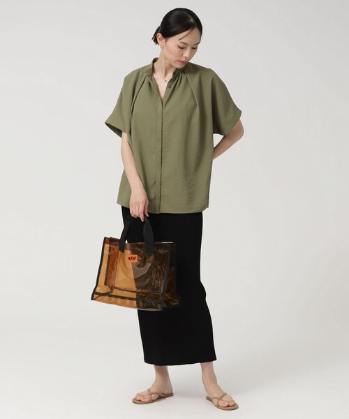 GALLEST（ギャレスト）の「【KiU】PVCハンドトートバッグ（トートバッグ・レディース・ダークブラウン・00）」の10枚目の写真