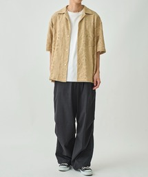 新品　Sasquatchfabrix. オープンカラーシャツ　ネイビー 新品 Sasquatchfabrix. オープンカラーシャツ ネイビー 新品