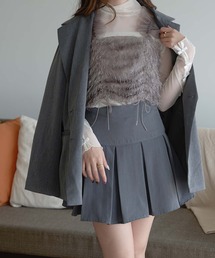 drawstring tulle bustier / ドロストチュールビスチェ