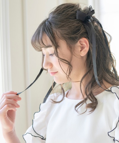 Catherine Cottage（キャサリンコテージ）の「【ZOZO限定】ロングリボンUピン2本セット（ヘアピン・レディース・ホワイト/ピンク/レッド/イエロー/ブラック/ライラック/サックスブルー/グリーン・FREE）」の21枚目の写真