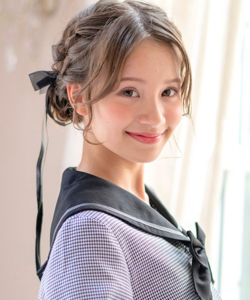 Catherine Cottage（キャサリンコテージ）の「【ZOZO限定】ロングリボンUピン2本セット（ヘアピン・レディース・ホワイト/ピンク/レッド/イエロー/ブラック/ライラック/サックスブルー/グリーン・FREE）」の15枚目の写真