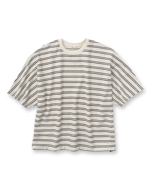 tk.TAKEO KIKUCHI（ティーケータケオキクチ）の「◆ボーダードルマンカットソー（Tシャツ/カットソー・メンズ・ホワイト系5/ブラック系2/ピンク系7・88）」の4枚目の写真
