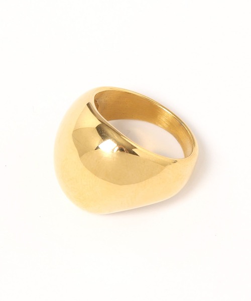 LOWRYS FARM（ローリーズファーム）の「ステンレスボリュームリング 117852（リング・レディース・ゴールド系その他/シルバー/シルバー系その他/ゴールド・FREE）」の4枚目の写真