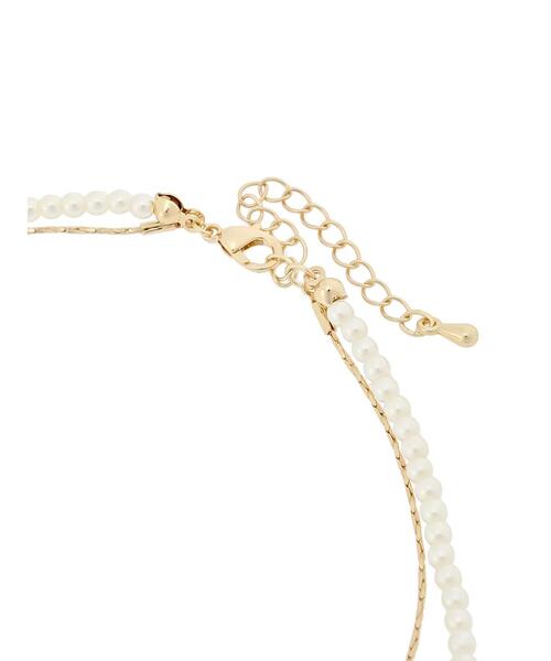 earth music&ecology（アースミュージックアンドエコロジー）の「パールチェーン2連ネックレス（ネックレス・レディース・シルバー/ゴールド・FREE）」の12枚目の写真